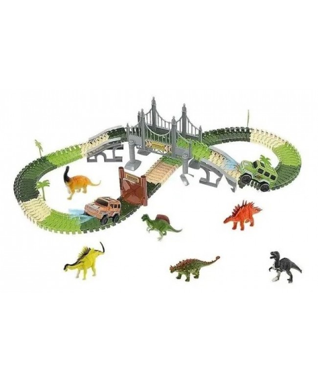 Pista de carros infantil OHPA Dinosaur Paradise